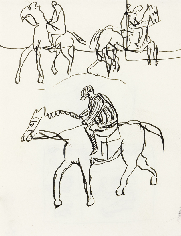 Jockey's te paard (SC-472/R)